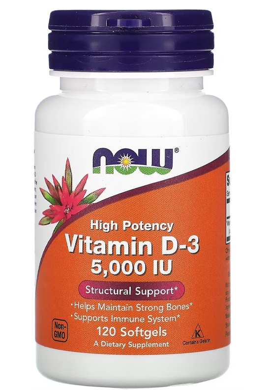 Vitamin D3 5000 IU 120 Softgels